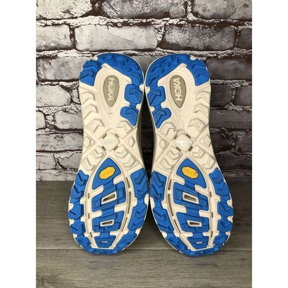 Hoka One Mafate Speed 2 Eggnog Gray Mesh Neon Yellow Running Men 14M US/49 1/3EU main image 13